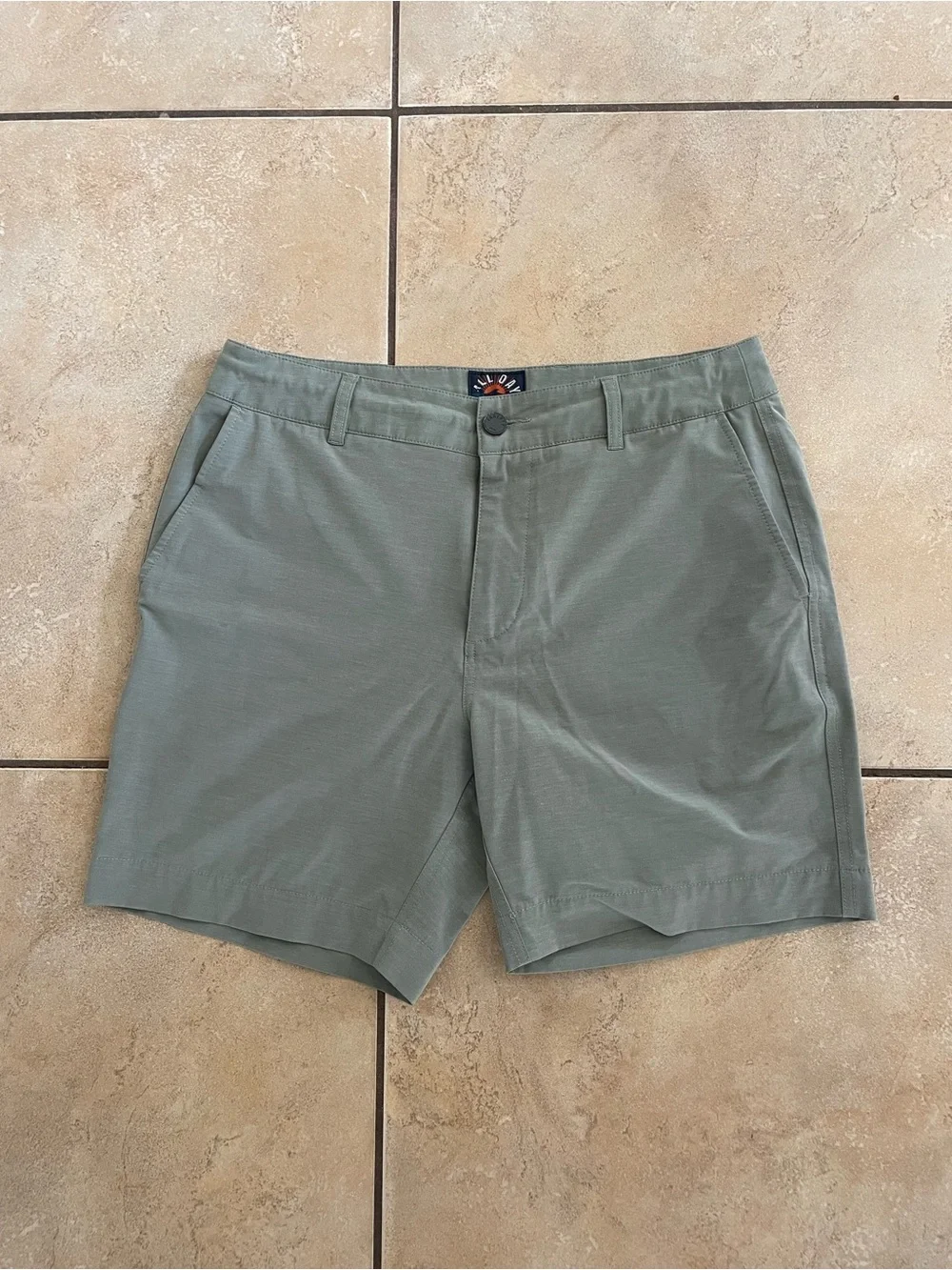 Faherty All Day Shorts Sage Green (31)